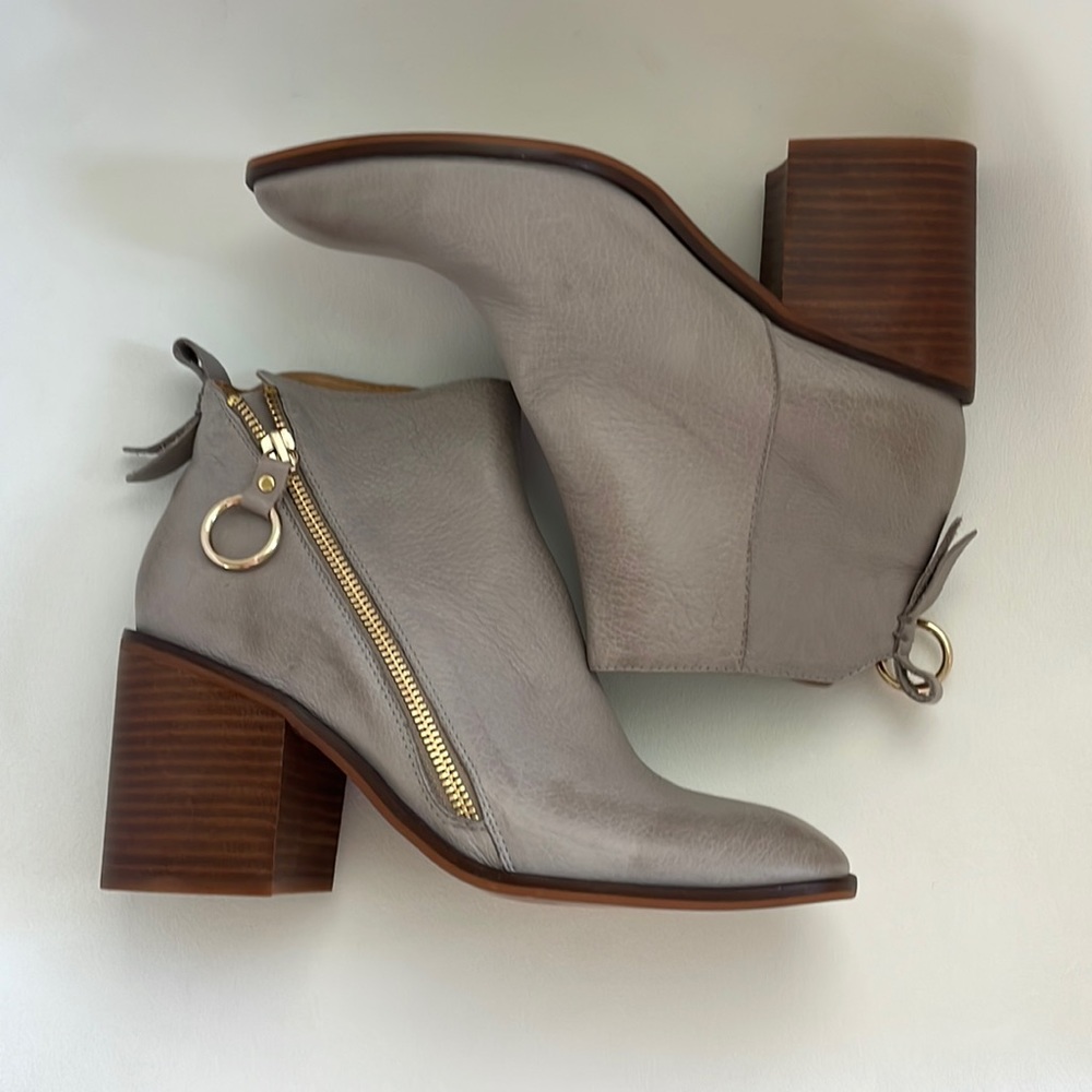Silent D Grey Ankle Booties size 38